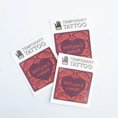 Every Child Matters Temporary Tattoo - Tsimshian/Ts'mysen | Native Northwest | boogie + birdie