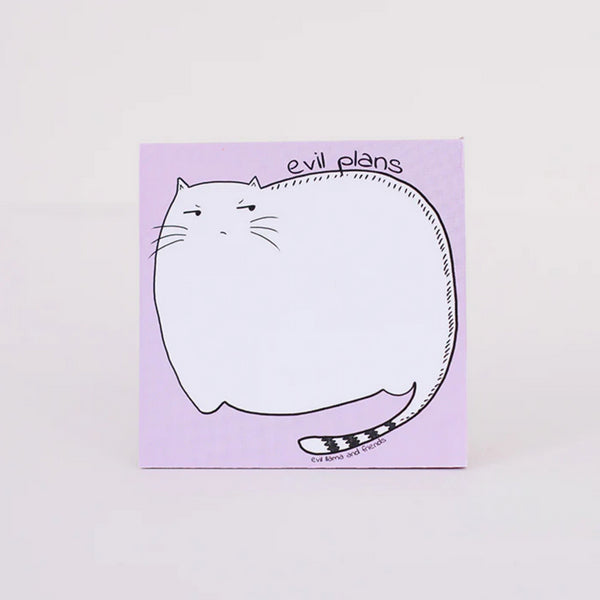 Cat Evil Plans Notepad | Evil Llama and Friends | boogie + birdie