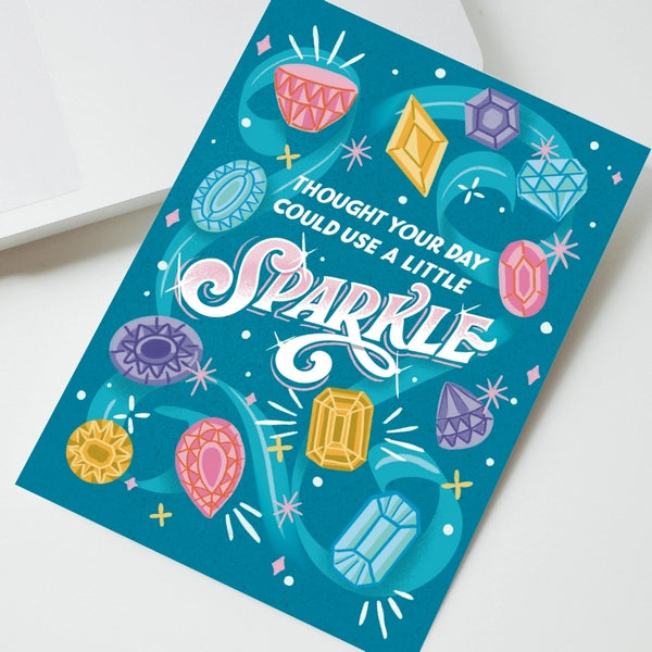 A Little Sparkle Art Card | To & Fro Gift Co. | boogie + birdie