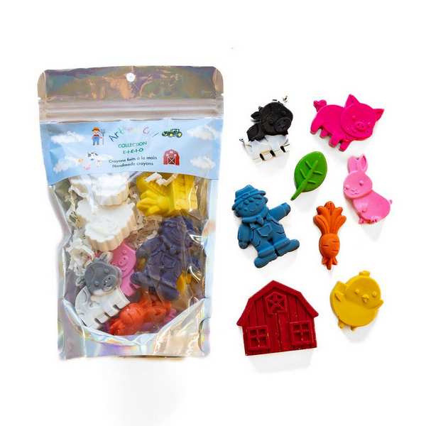 E-I-E-I-O Farm Handmade Crayons | Art-En-Ciel | boogie + birdie