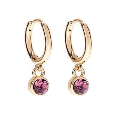 February Amethyst Birthstone Drop Earrings | Foxy Originals | boogie + birdie