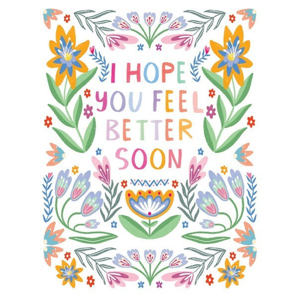 Feel Better Soon Get Well Card | Greeting Cards | boogie + birdie