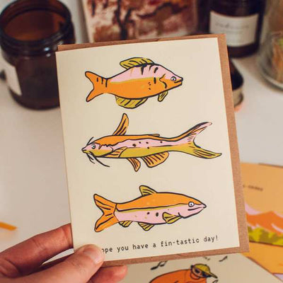 Fin-tastic Day Fishes Father's Day Card | Brush + Bird Paper Co. | boogie + birdie