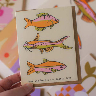 Fin-tastic Day Fishes Father's Day Card | Brush + Bird Paper Co. | boogie + birdie