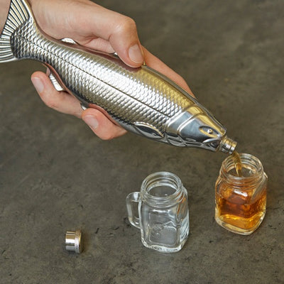 Fish Flask (BA32) | Kikkerland | boogie + birdie