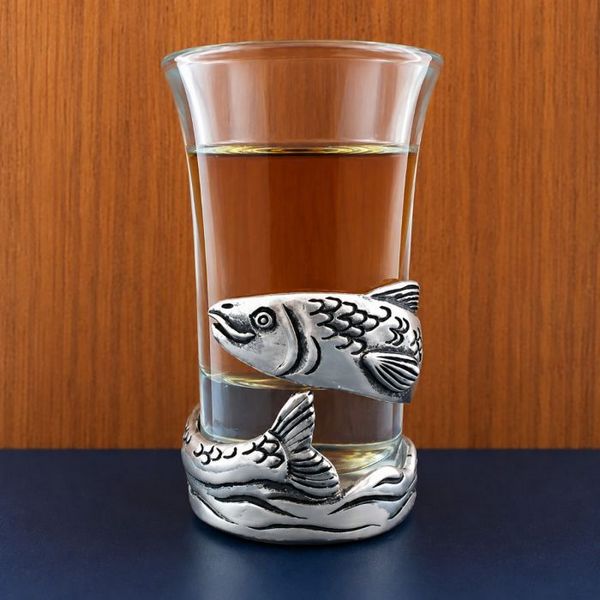 Pewter Fish Shot Glass | Basic Spirit | boogie + birdie