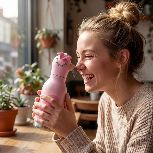 Flamingo Water Bottle | asobu Bottles | boogie + birdie