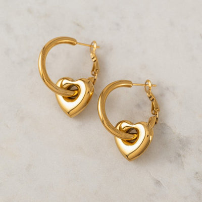 Gold Flirt Hoops | Lover’s Tempo | boogie + birdie