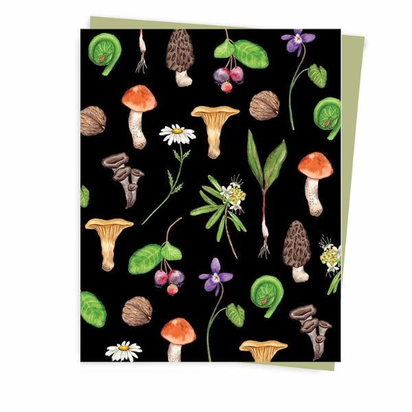 Flora & Fungi Blank Card | Hobeika Art | boogie + birdie