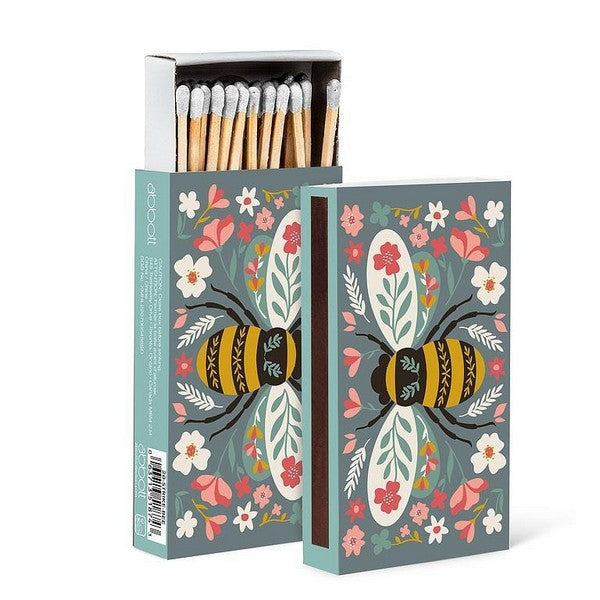 Floral Bee Matches | boogie + birdie