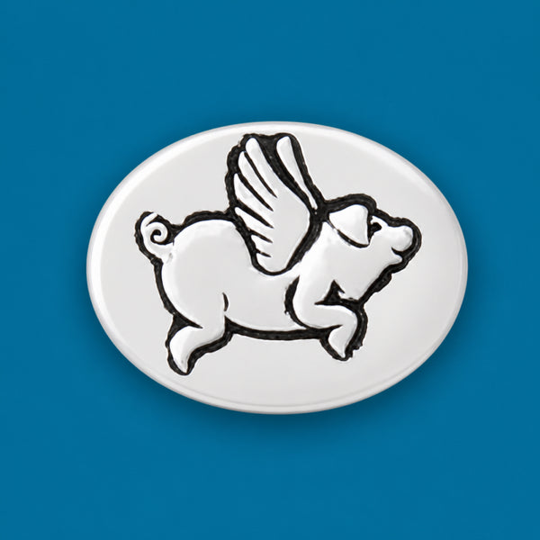 Pewter Flying Pig/Anything is Possible Token | Basic Spirit | boogie + birdie