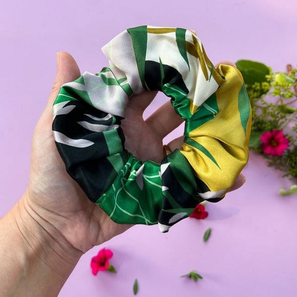 Silk Foliage Scrunchie | Dora Nola | boogie + birdie