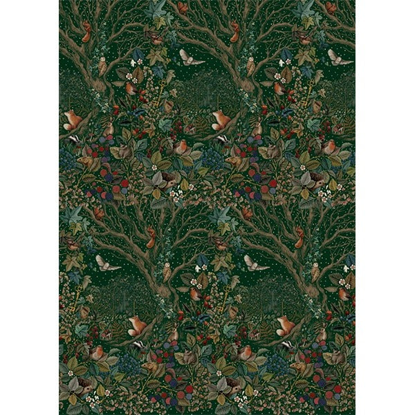 Forest Animal Gift Wrap | Art File | boogie + birdie