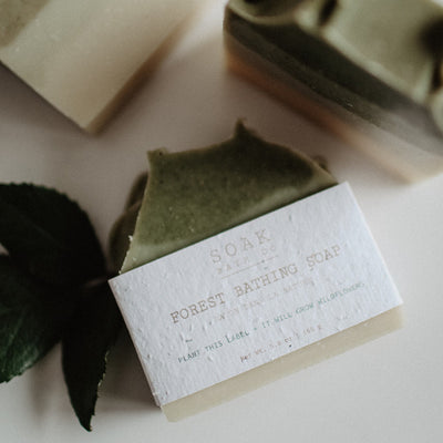 Forest Bathing Soap Bar | SOAK Bath Co. | boogie + birdie