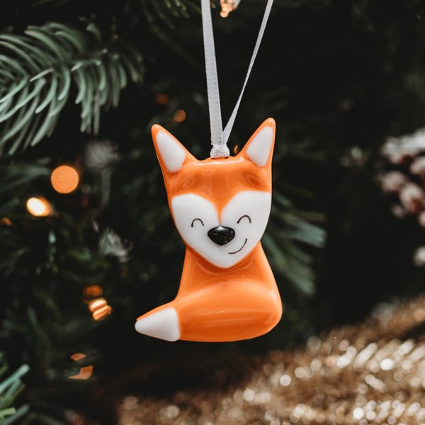 Glass Fox Ornament | Station Pole Nord | boogie + birdie