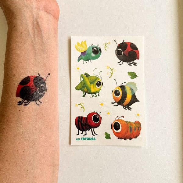 Friendly Insects Temporary Tattoos | Les Tatoués | boogie + birdie

