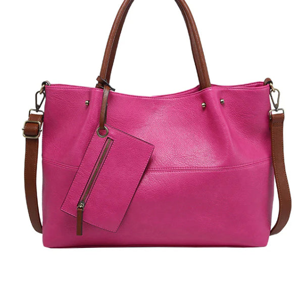 Fuchsia 3-in-1 Tote Bag | Bags + Wallets | boogie + birdie