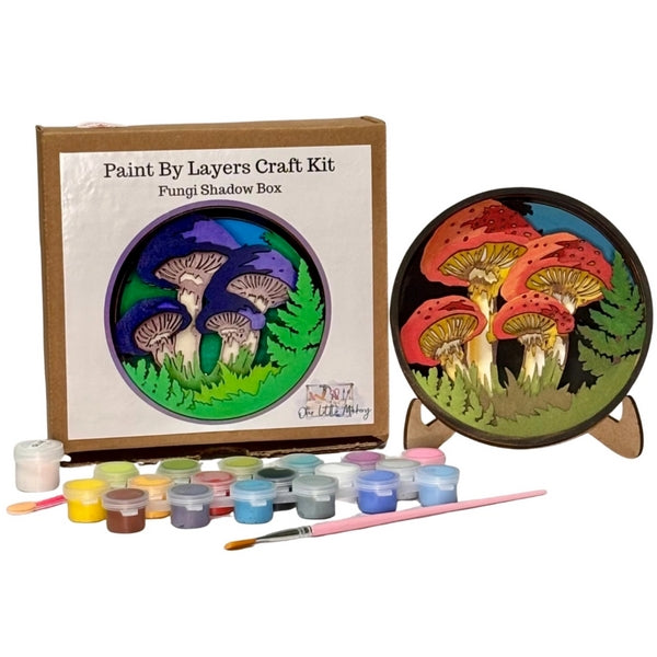 Fungi Shadow Box Kit | Our Little Makery | boogie + birdie