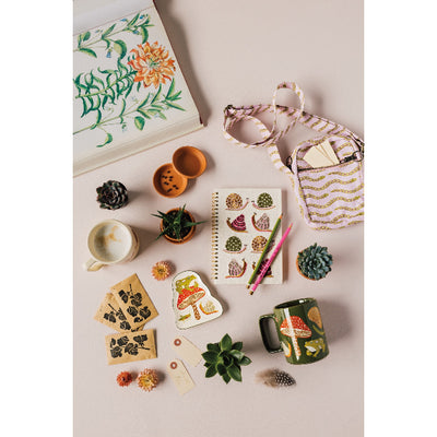 Gardenland Embroidered Notebook | Danica Studio | boogie + birdie