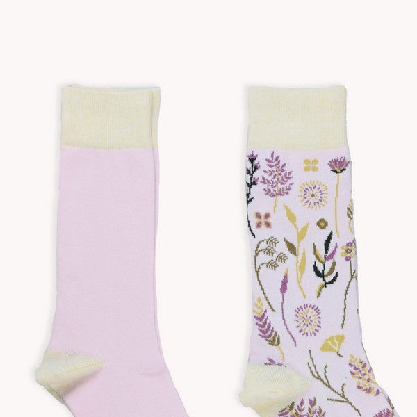 Botanical Rose Pima Cotton Socks | Pack of 2 | Pokoloko | boogie + birdie