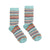 Aqua Patterned Alpaca Socks | Pokoloko | boogie + birdie