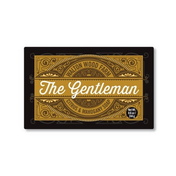 Gentleman Large Bar Soap | Walton Wood Farm | boogie + birdie