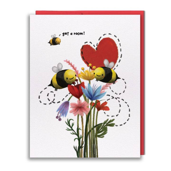 Get A Room, Bees Card | studio vcky | boogie + birdie