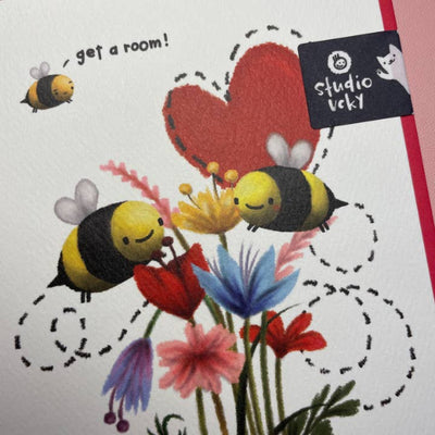 Get A Room, Bees Card | studio vcky | boogie + birdie