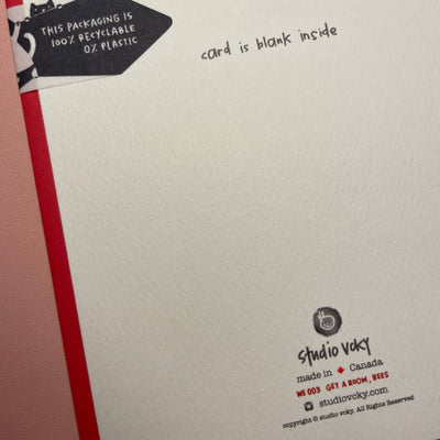Get A Room, Bees Card | studio vcky | boogie + birdie