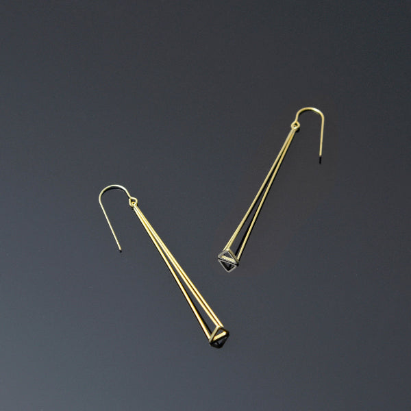 Gold Glint Drop Earrings | Pursuits | boogie + birdie