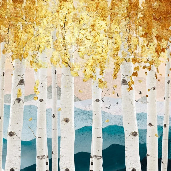 Gold Birch Marble Coaster | Cedar Mountain | boogie + birdie
