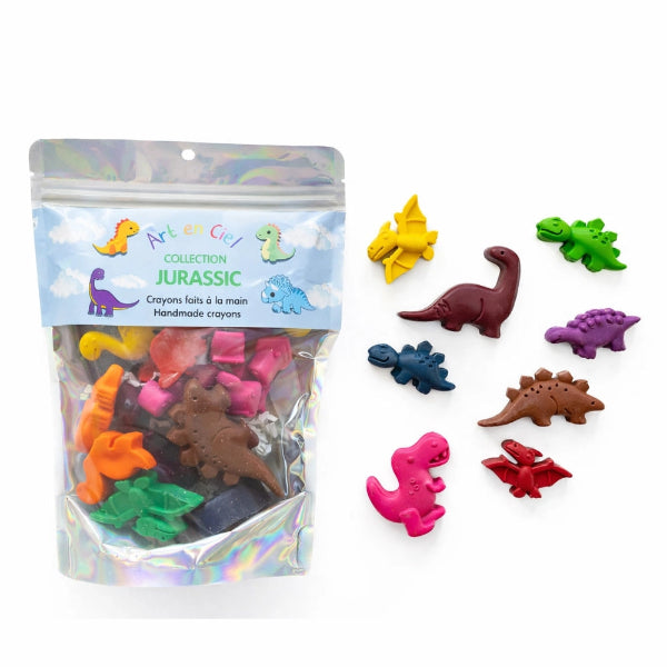 Dinosaur Handmade Crayons | Art-En-Ciel | boogie + birdie

