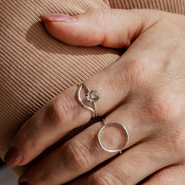 Gold Circle Ring | Open Fire | boogie + birdie