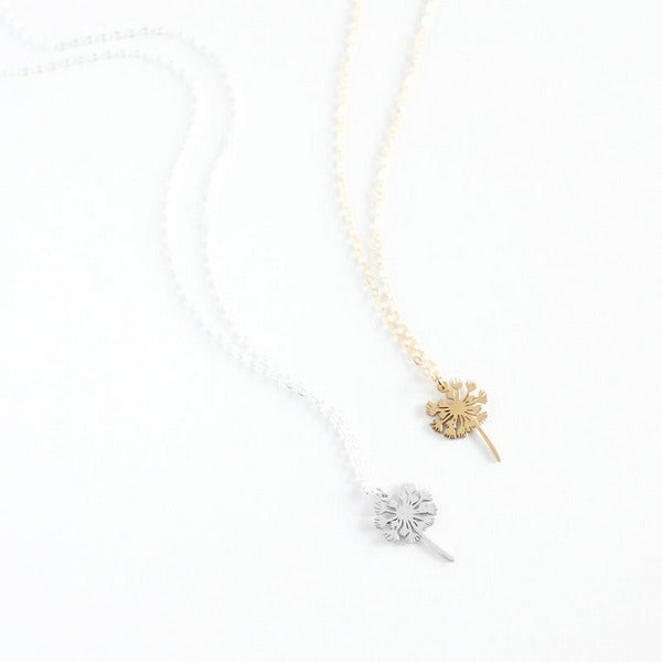 Gold Dandelion Necklace | Birch Jewellery | boogie + birdie