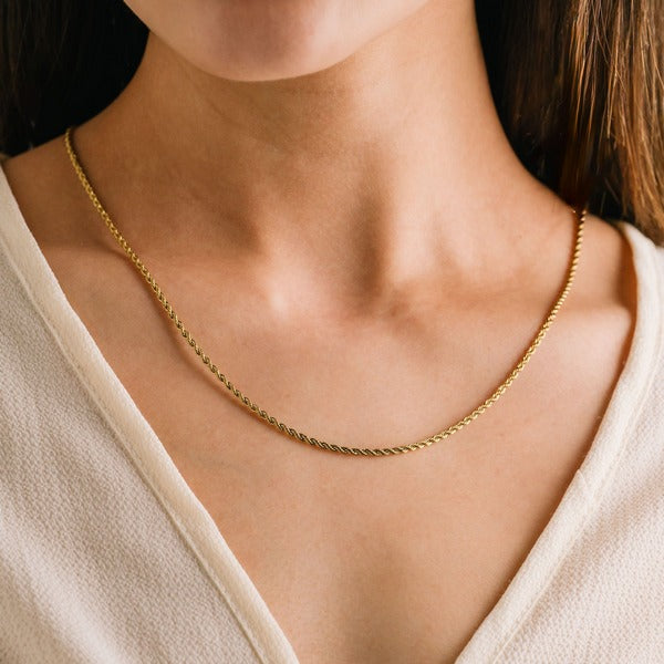 Gold Gigi Waterproof Necklace | Lover's Tempo | boogie + birdie