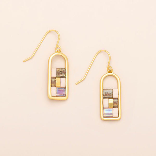 Gold Good Karma Earrings - Blush (GF005) | Scout | boogie + birdie