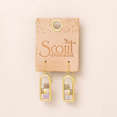 Gold Good Karma Earrings - Blush (GF005) | Scout | boogie + birdie