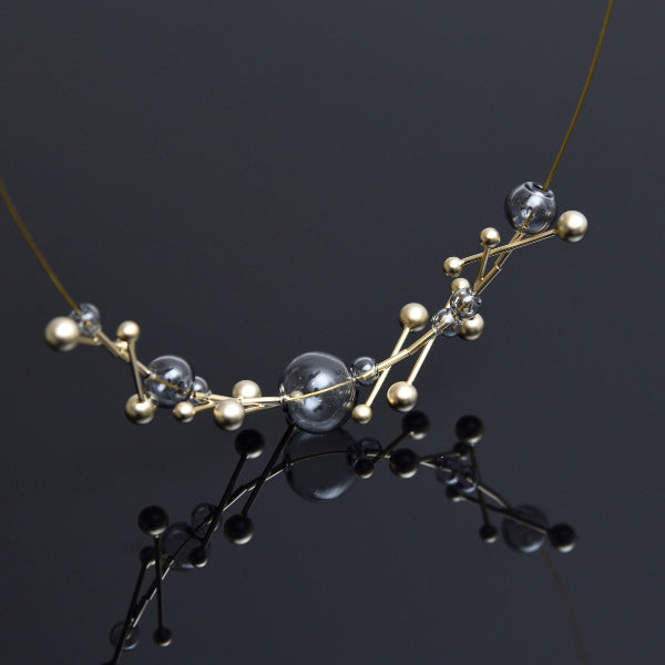 Gold & Grey Veve Necklace | Pursuits | boogie + birdie