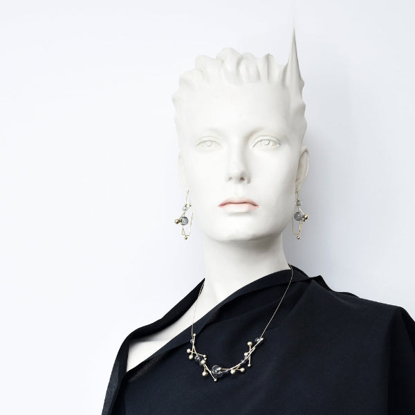 Gold & Grey Veve Necklace | Pursuits | boogie + birdie