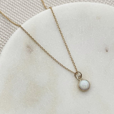 Gold Opal Necklace | Katye Landry Jewellery | boogie + birdie