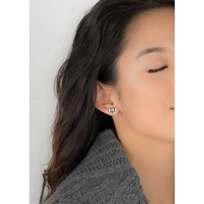 Gold Crystal Swarovski Stud Earrings | boogie + birdie | FAB Accessories | jj + rr