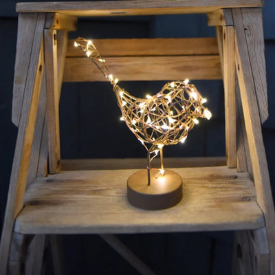 Gold Robin Table Ornament Lamp | Home Decor | boogie + birdie