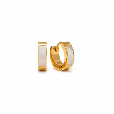 Gold Tofino Huggie Hoop Earrings | Lover’s Tempo | boogie + birdie