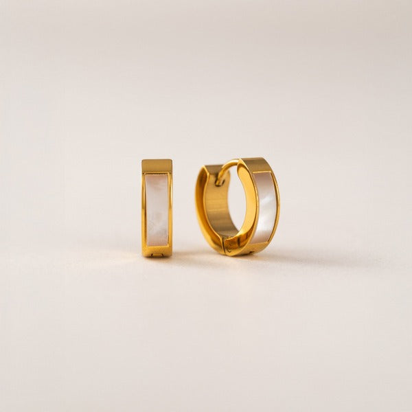 Gold Tofino Huggie Hoop Earrings | Lover’s Tempo | boogie + birdie