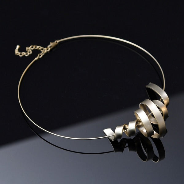 Gold Voss Cuff Necklace (22077-SG) | Pursuits | boogie + birdie