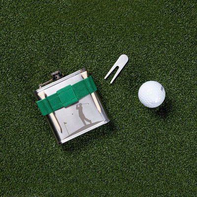 Stainless Steel Golf Flask | Kikkerland | boogie + birdie
