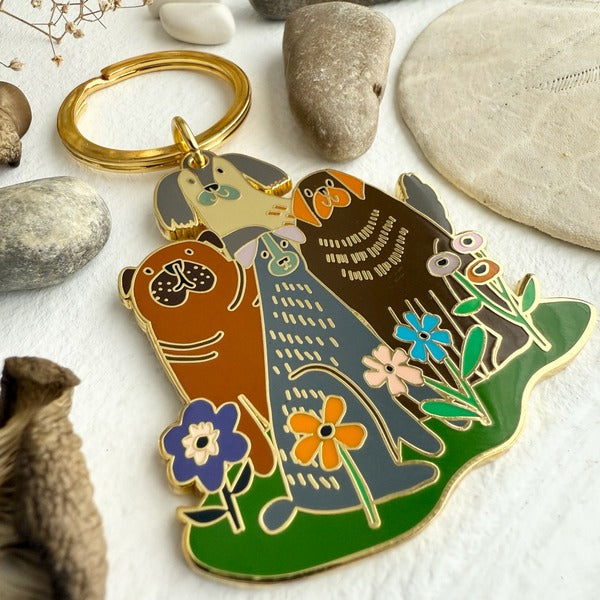 Good Boys Dog Crew Enamel Keychain (KC25GBS) | Pika & Bear | boogie + birdie