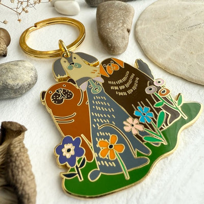 Good Boys Dog Crew Enamel Keychain (KC25GBS) | Pika & Bear | boogie + birdie