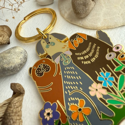 Good Boys Dog Crew Enamel Keychain (KC25GBS) | Pika & Bear | boogie + birdie