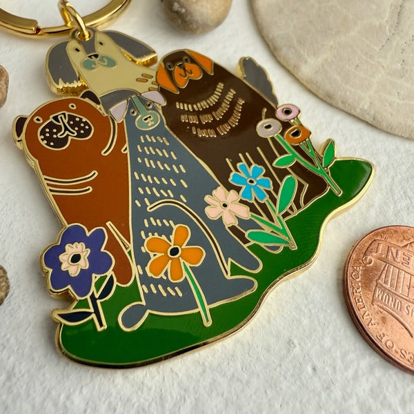 Good Boys Dog Crew Enamel Keychain (KC25GBS) | Pika & Bear | boogie + birdie